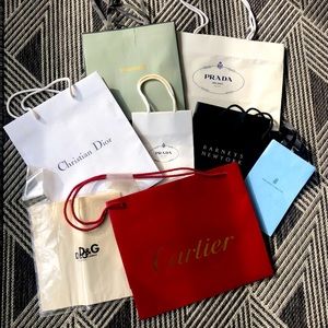 Prada, Cartier, Tom Ford, Christian Dior bag bunch